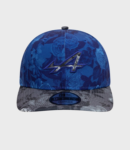 New Era Alpine Tonal Floral 9Fifty® Pre-Curve Cap - Navy