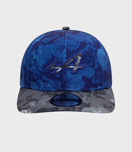 New Era Alpine Tonal Floral 9Fifty® Pre-Curve Cap - Navy