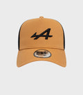 New Era Alpine Seasonal E-Fame Trucker Cap - Beige