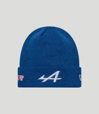 New Era Alpine Polyana Cuff Knit Hat - Mediterranian Blue
