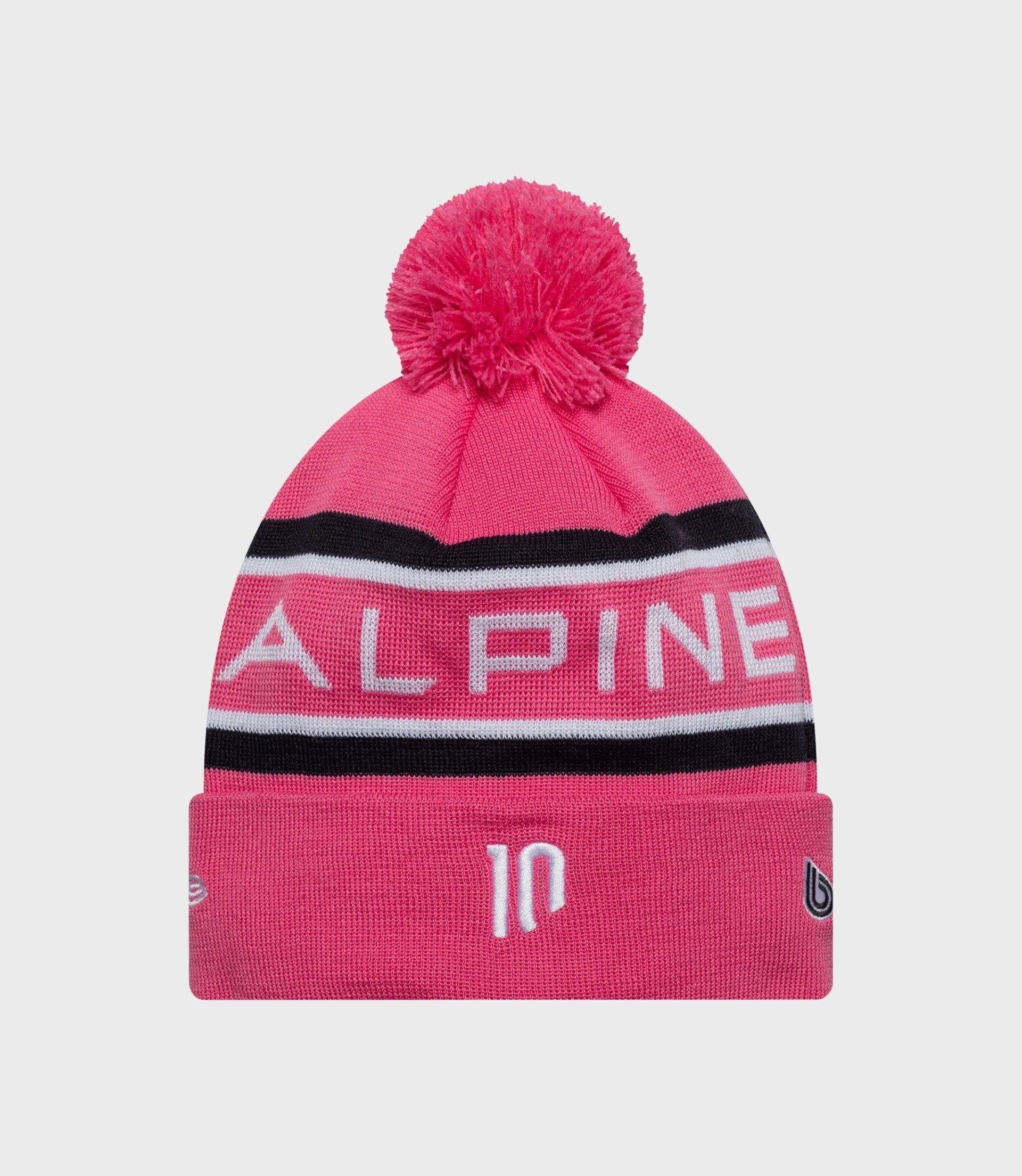 New Era F1 Team Kit Pierre Gasly Cuff KnitPop Cap - Pink