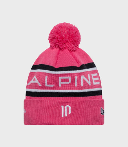 New Era F1 Team Kit Pierre Gasly Cuff KnitPop Cap - Pink
