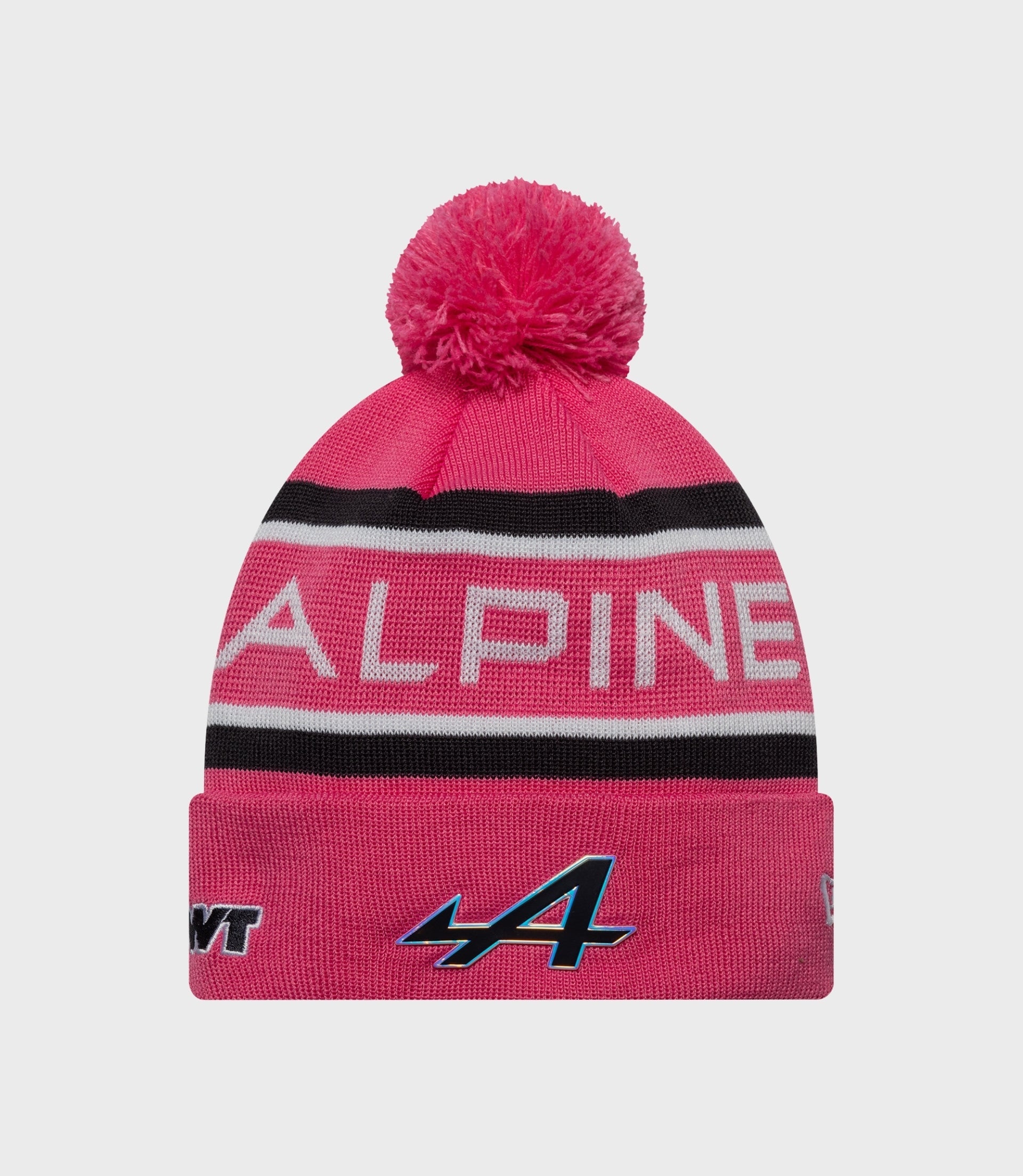 New Era Rep Team Cuff Knit Junior Pop Cap - Pink