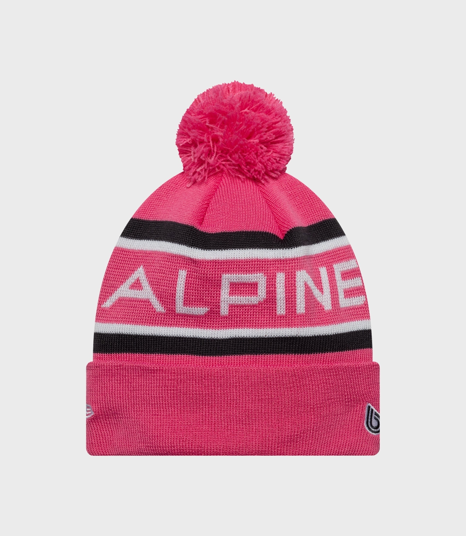 New Era Rep Team Cuff Knit Junior Pop Cap - Pink