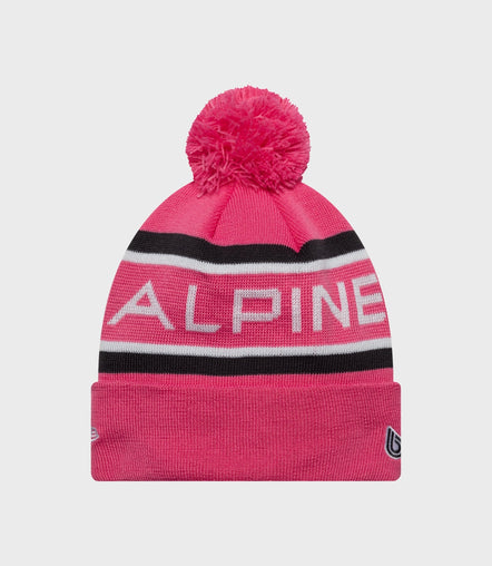New Era Rep Team Cuff Knit Junior Pop Cap - Pink