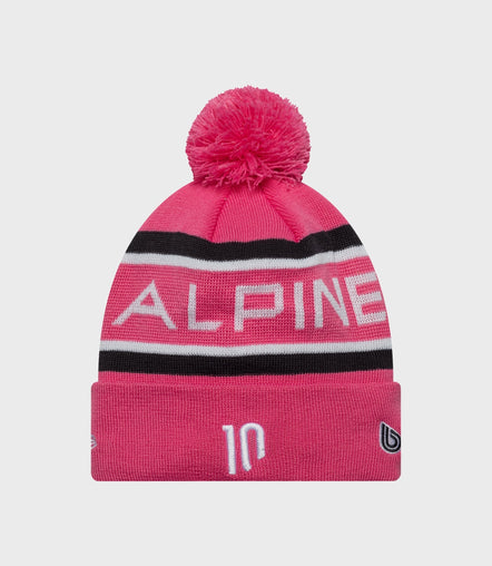 New Era F1 Team Kit Pierre Gasly Cuff Knit Junior Pop Cap - Pink