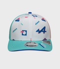Nouvelle ère Pierre Gasly Miami 9Seving Stretch Snap Snap Cap - blanc