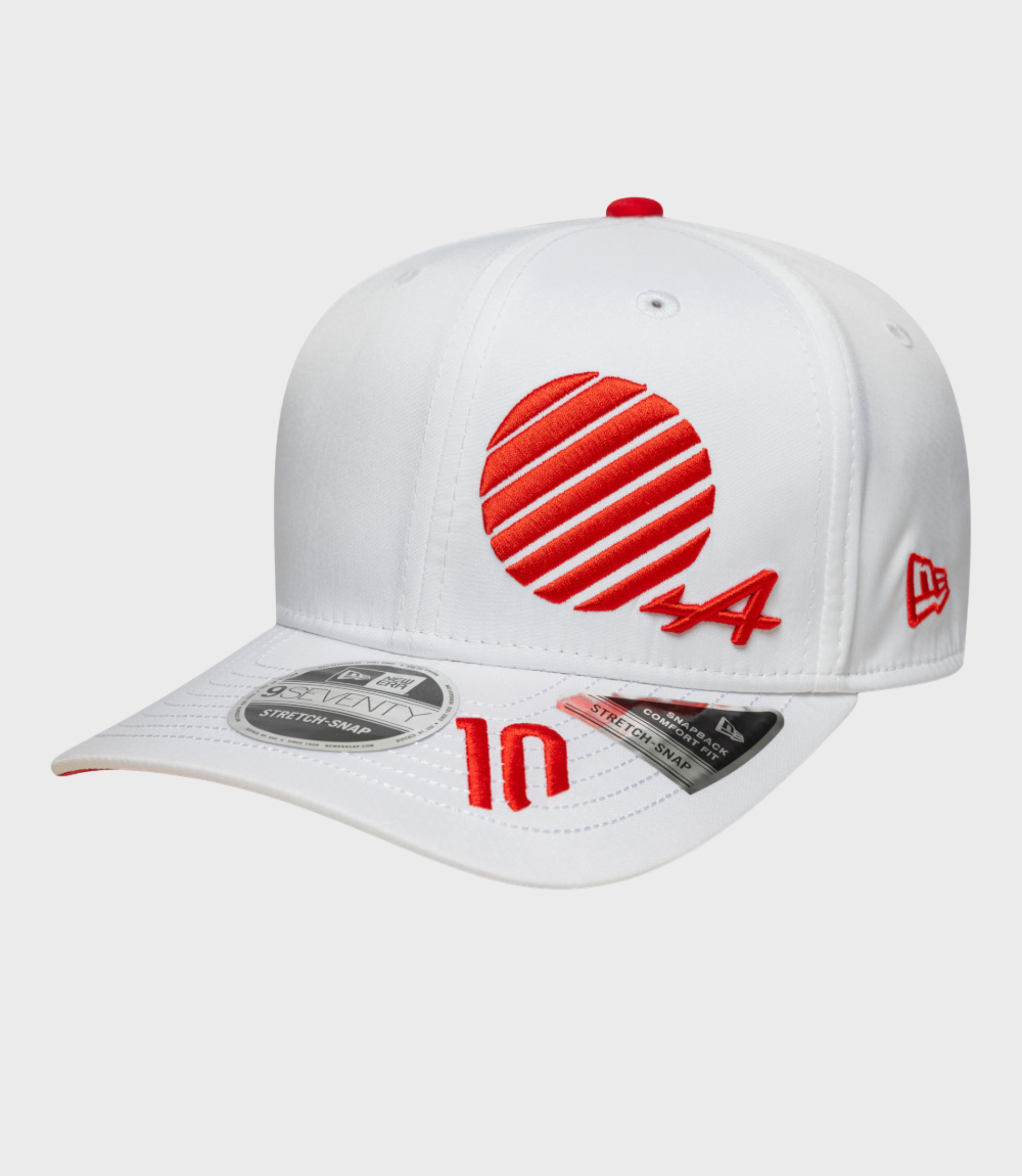 Nouvelle ère Pierre Gasly Japan 9Seving Stretch Snap Snap Cap - blanc