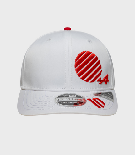 Nouvelle ère Pierre Gasly Japan 9Seving Stretch Snap Snap Cap - blanc