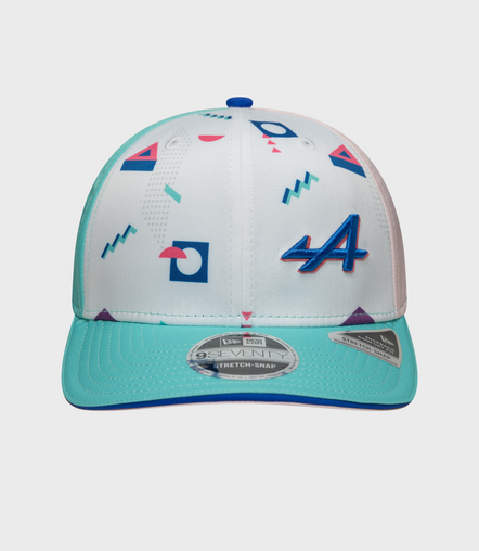 Nouvelle ère Miami 9Seving Stretch Snap Cap - blanc