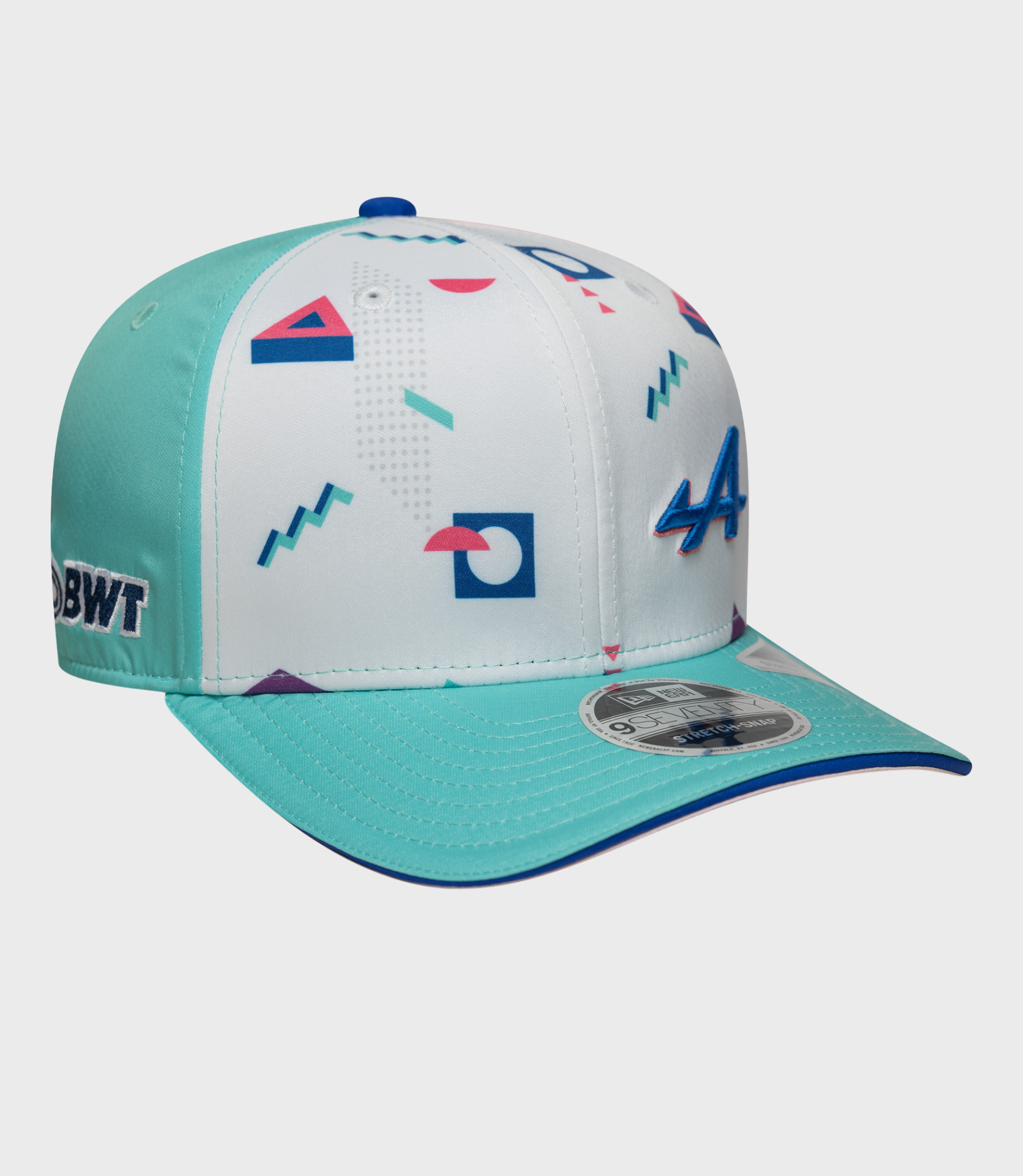 Nouvelle ère Miami 9Seving Stretch Snap Cap - blanc