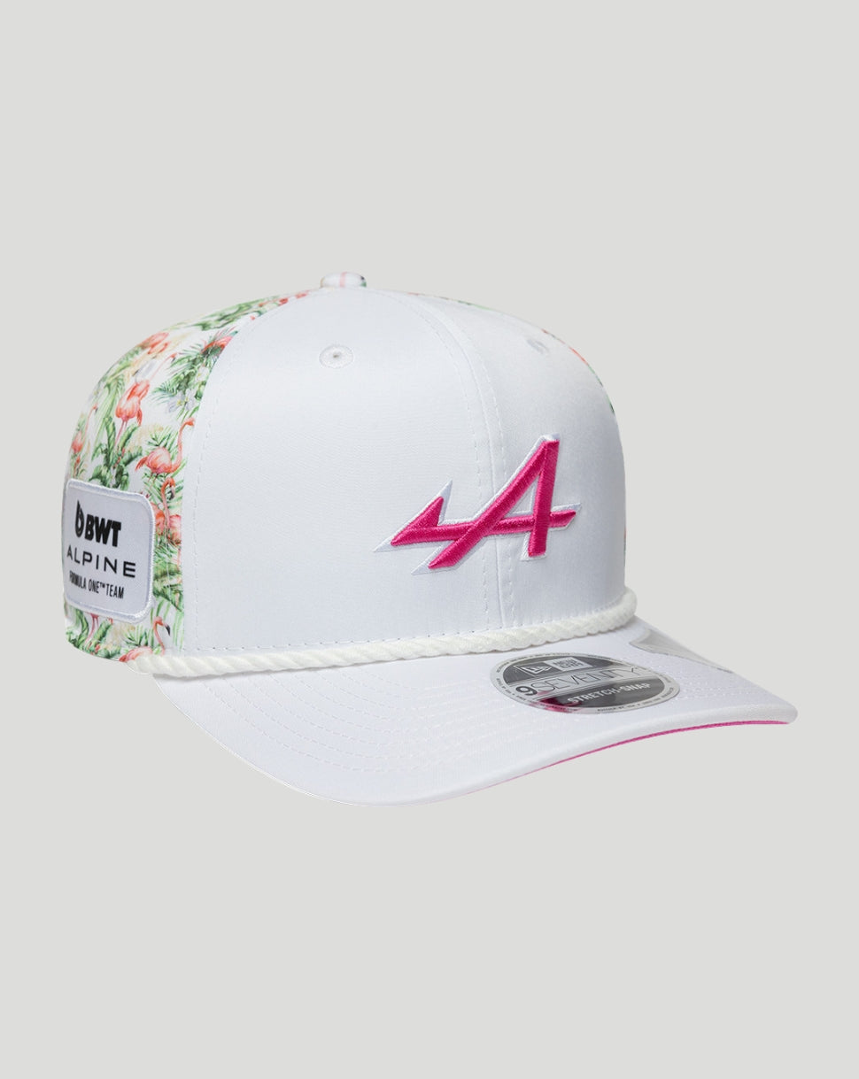 New Era Miami Race Special 9Seventy Stretch-Snap Cap - White