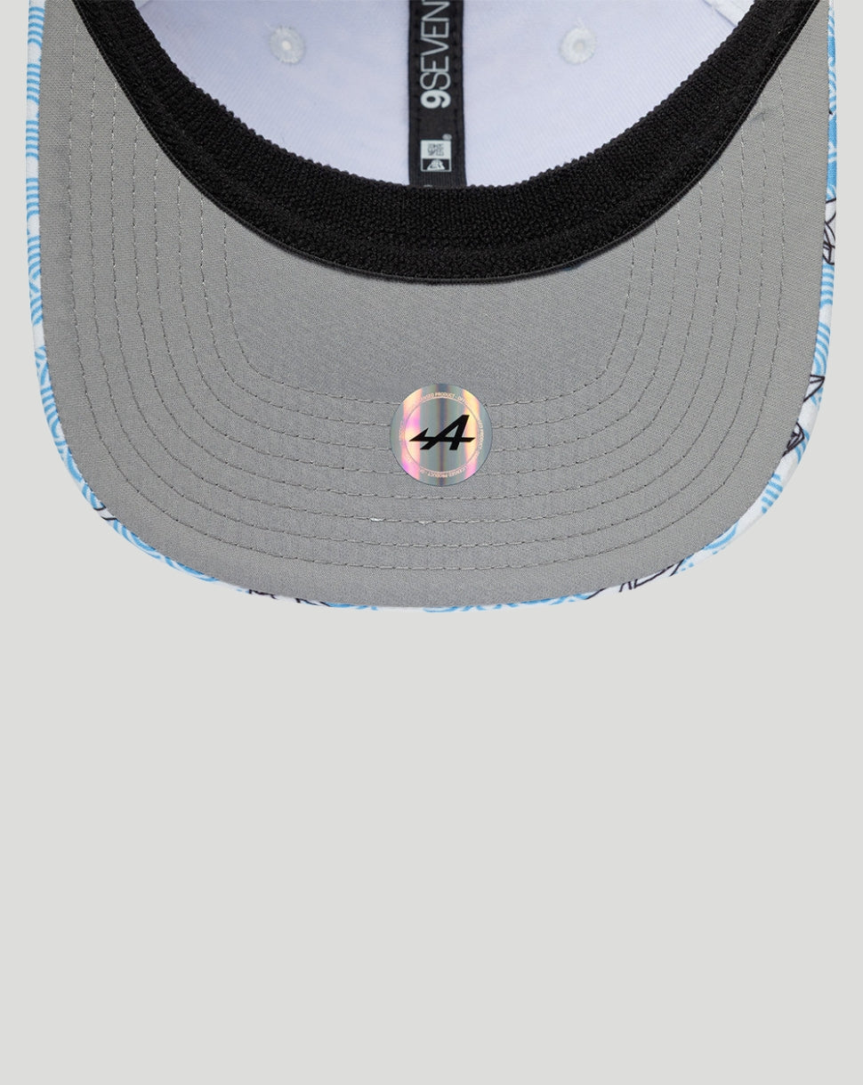 New Era x BWT Alpine Formula One Team Japan 9Seventy  Stretch-Snap Cap - White