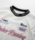 BWT Alpine Formula One Team x Duke and Dexter Unisex Vintage White Waffle Long-Sleeve