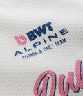 BWT Alpine Formula One Team x Duke and Dexter Unisex Vintage White Waffle Long-Sleeve