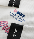 BWT Alpine Formula One Team x Duke and Dexter Unisex Vintage White Waffle Long-Sleeve