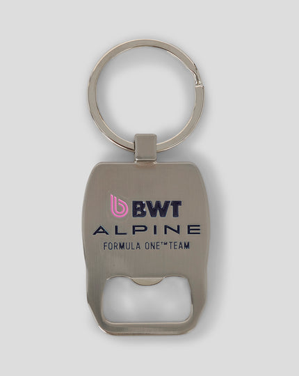 BWT ALPINE FORMULA ONE TEAM KEYRING/BOTTLE OPENER