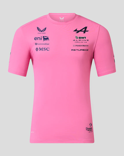 BWT Alpine Formula One Team Pink Driver T-Shirt - Womens