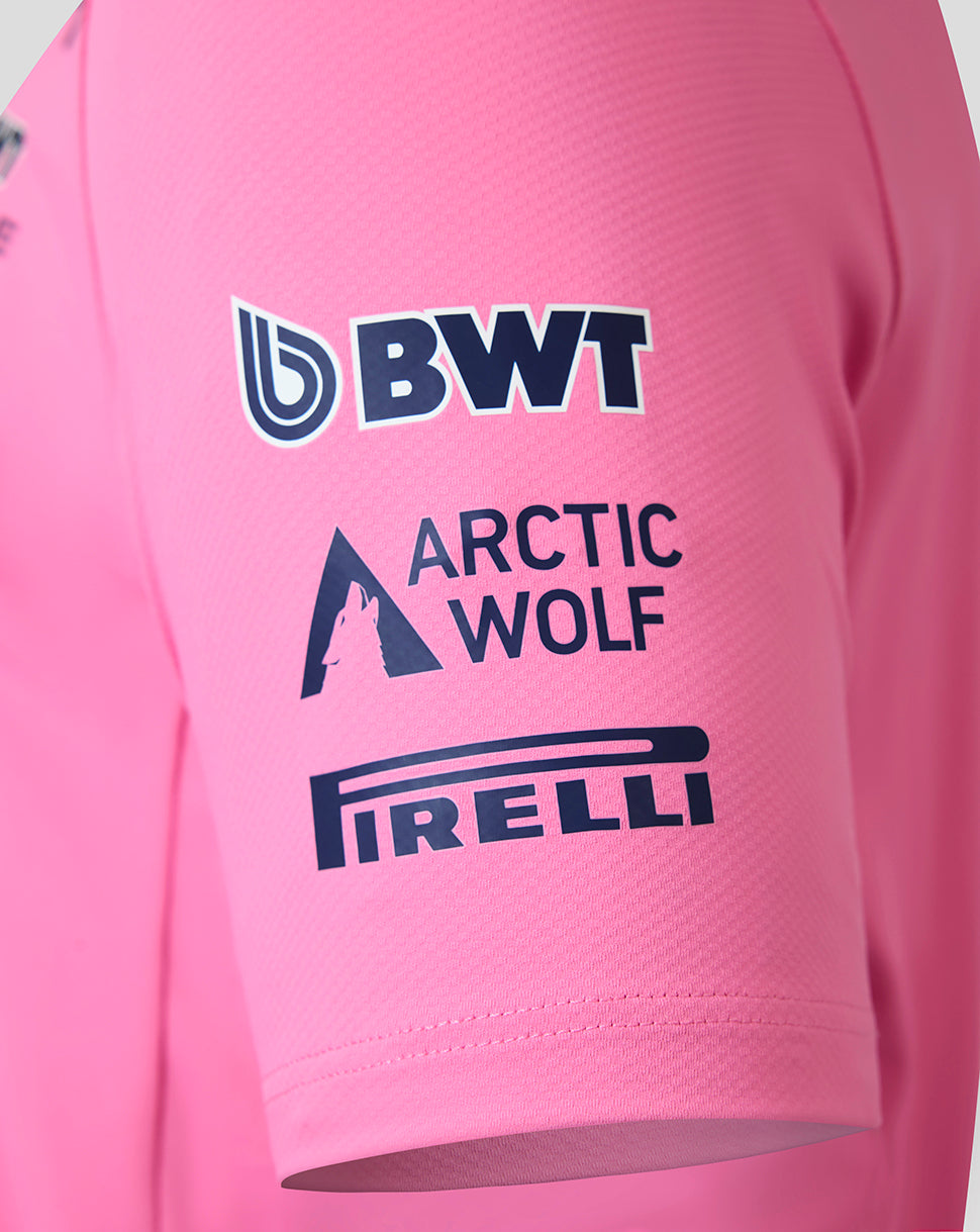 BWT Alpine Formula One Team Pink Driver T-Shirt - Mens
