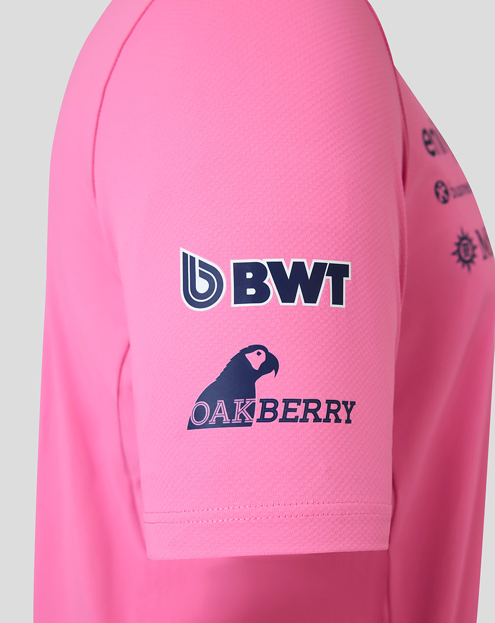 BWT Alpine Formula One Team Pink Driver T-Shirt - Mens