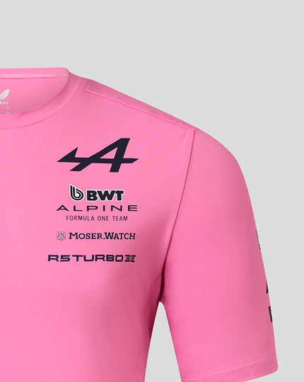 BWT Alpine Formula One Team Pink Driver T-Shirt - Mens