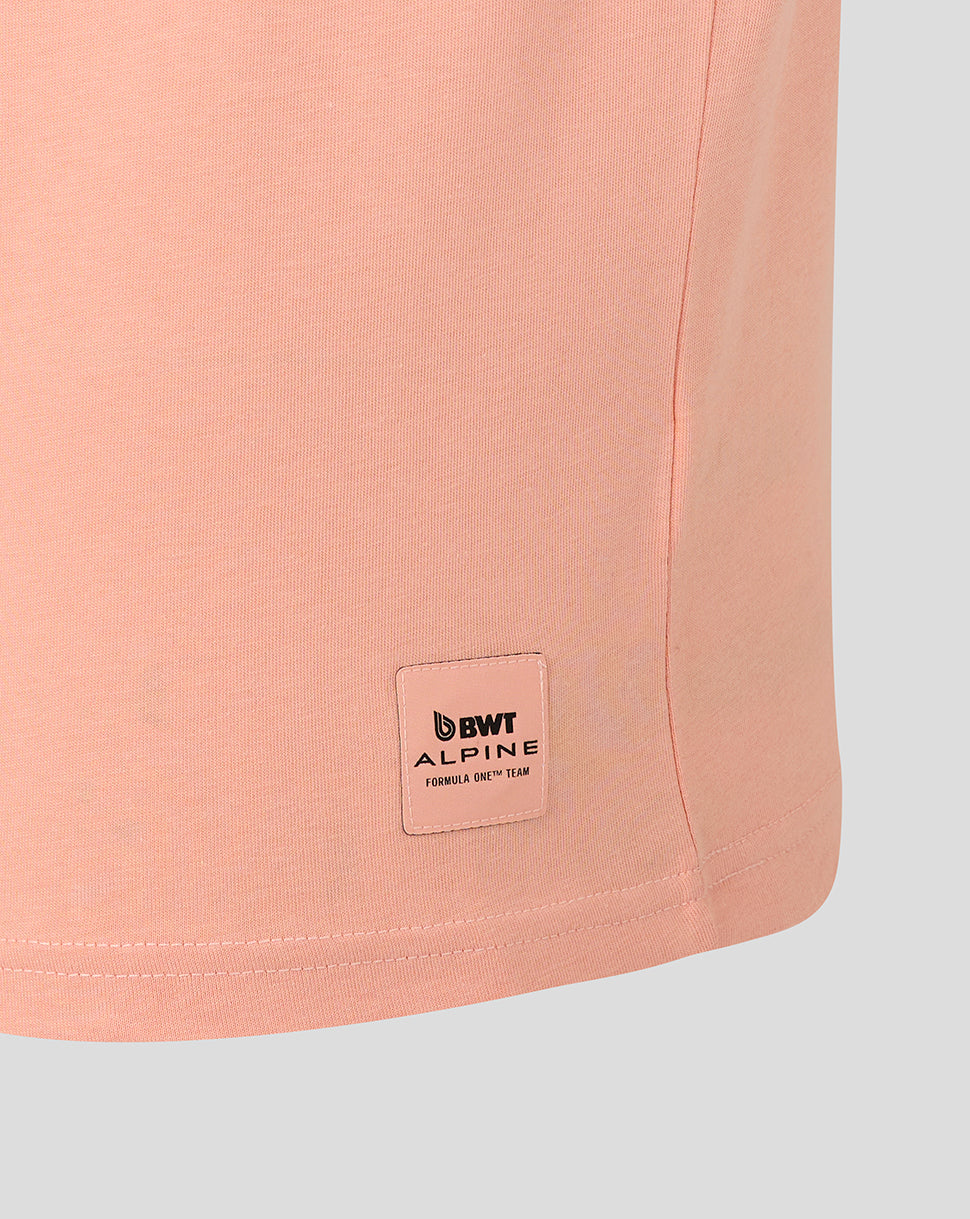 T-shirt graphique unisexe Miami Race – Rose corail
