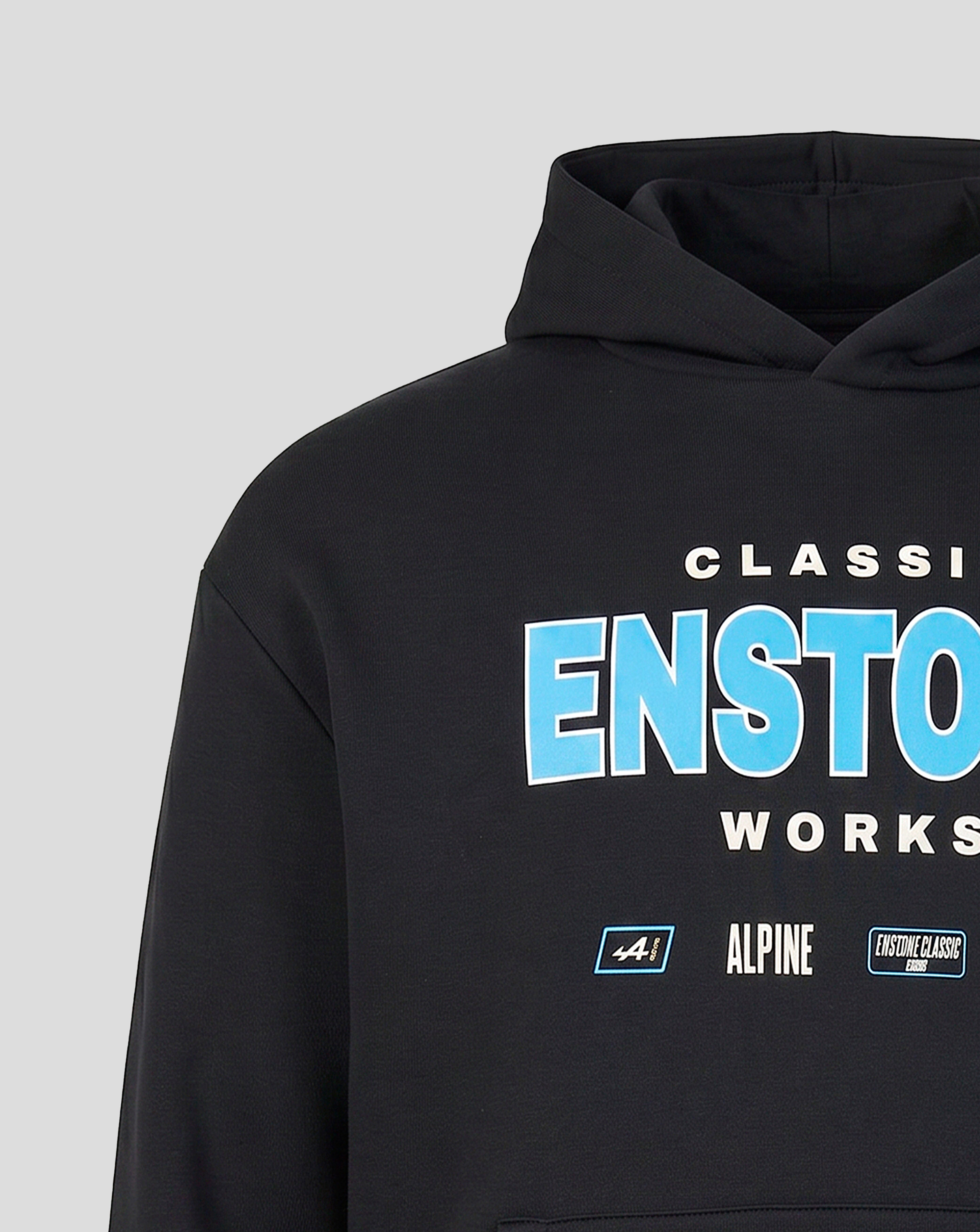Unisex Alpine Classic F1 Overhead Hoodie - Black