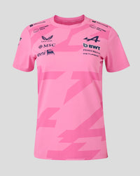 BWT Alpine Formula One Team Women's Pierre Gasly Official Driver T-Shirt - Pink