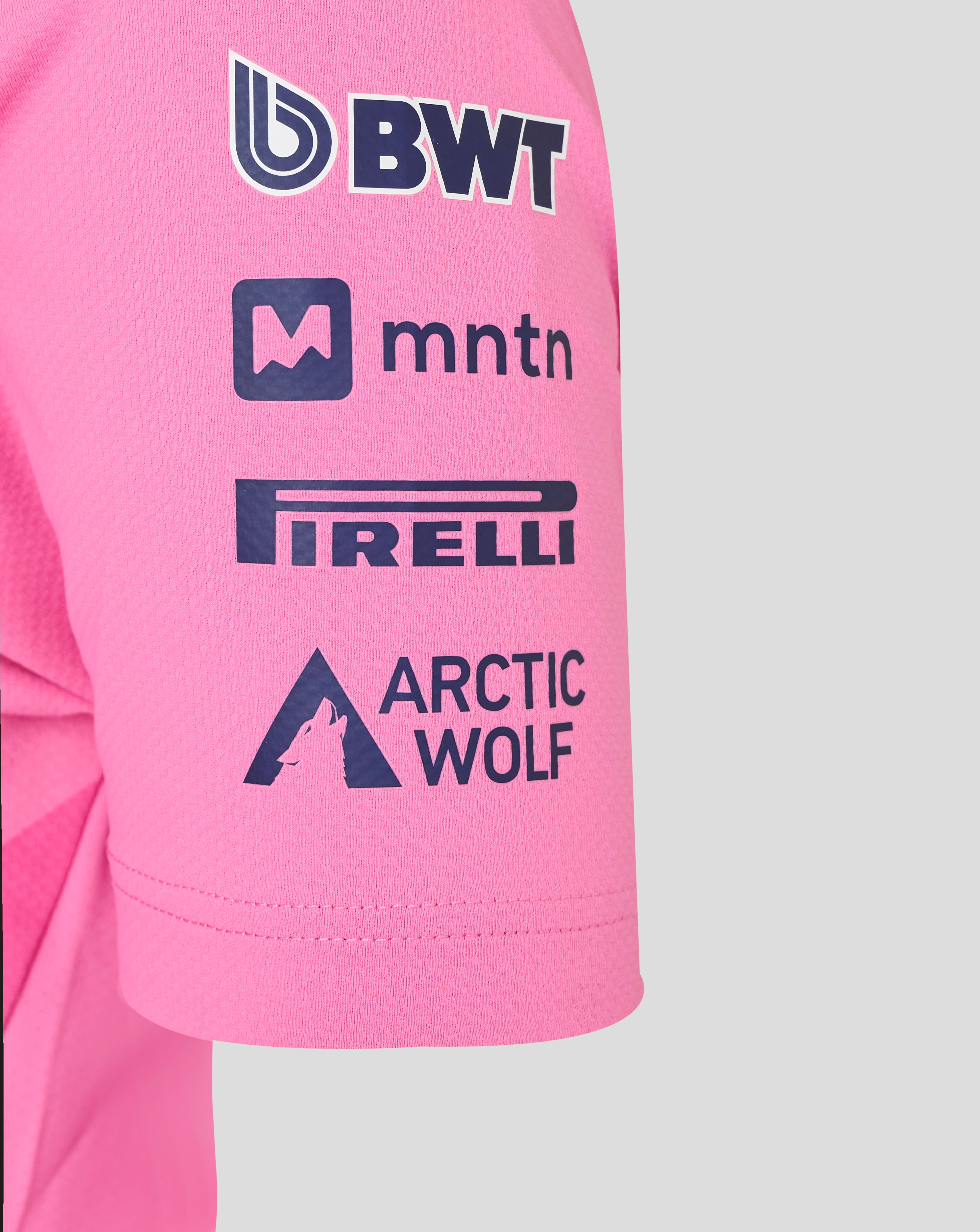 BWT Alpine Formula One Team Women's Pierre Gasly Official Driver T-Shirt - Pink