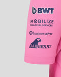 BWT Alpine Formula One Team Women's Pierre Gasly Official Driver T-Shirt - Pink