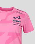 BWT Alpine Formula One Team Women's Pierre Gasly Official Driver T-Shirt - Pink