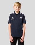 BWT Alpine Formula One Team Official Junior Polo Shirt - Navy