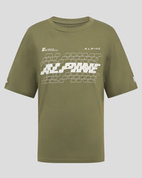 BWT ALPINE FORMULA ONE TEAM SILVERSTONE JUNIOR T-SHIRT - GREEN