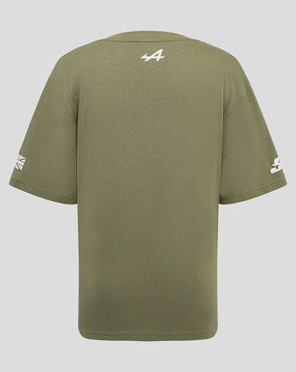 BWT ALPINE FORMULA ONE TEAM SILVERSTONE JUNIOR T-SHIRT - GREEN