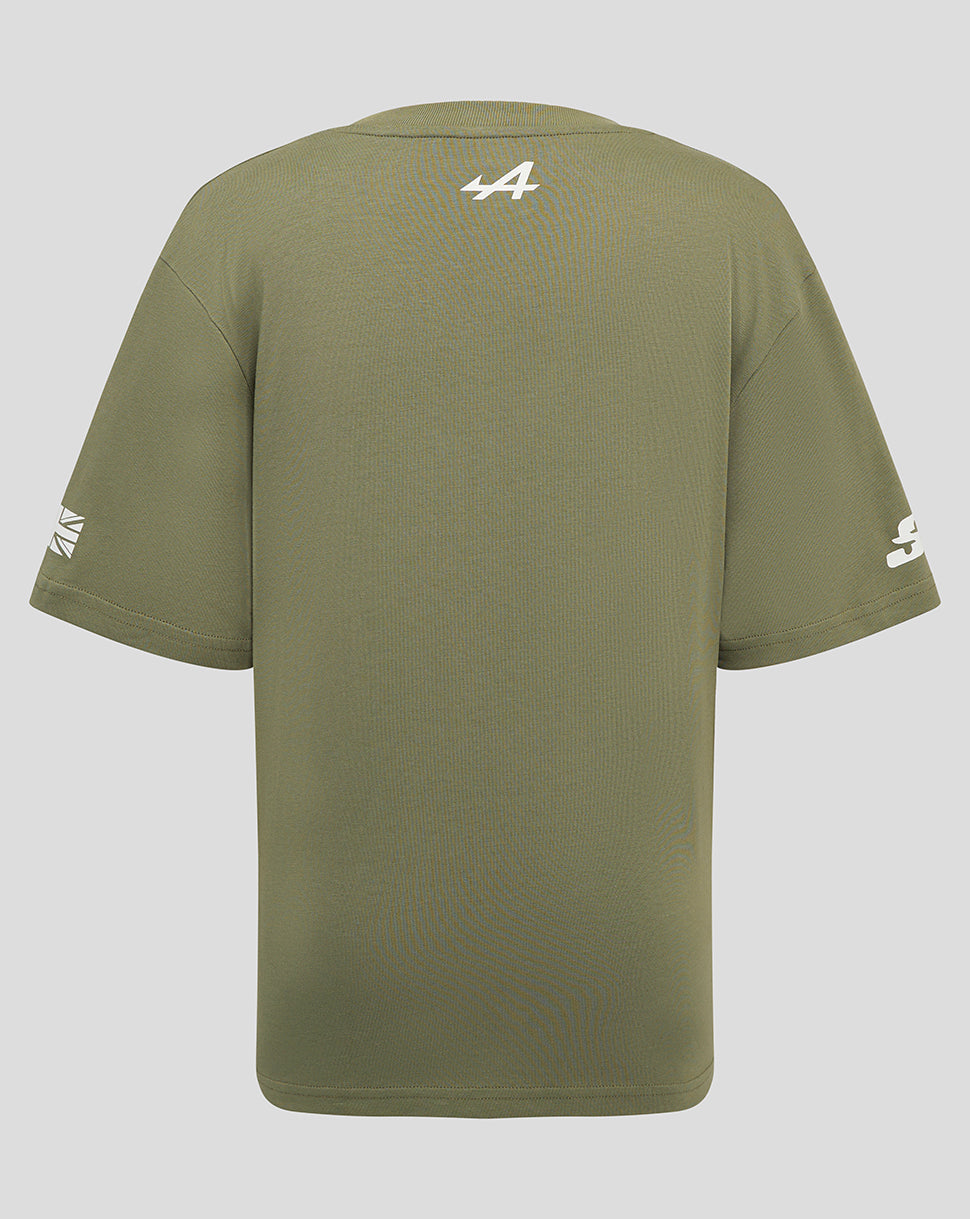 BWT ALPINE FORMULA ONE TEAM SILVERSTONE JUNIOR T-SHIRT - GREEN