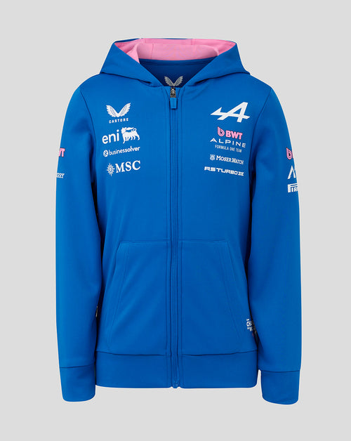 Official Junior BWT Alpine Formula One Team Zip Hoodie