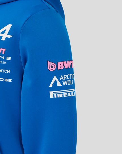 Official Junior BWT Alpine Formula One Team Zip Hoodie