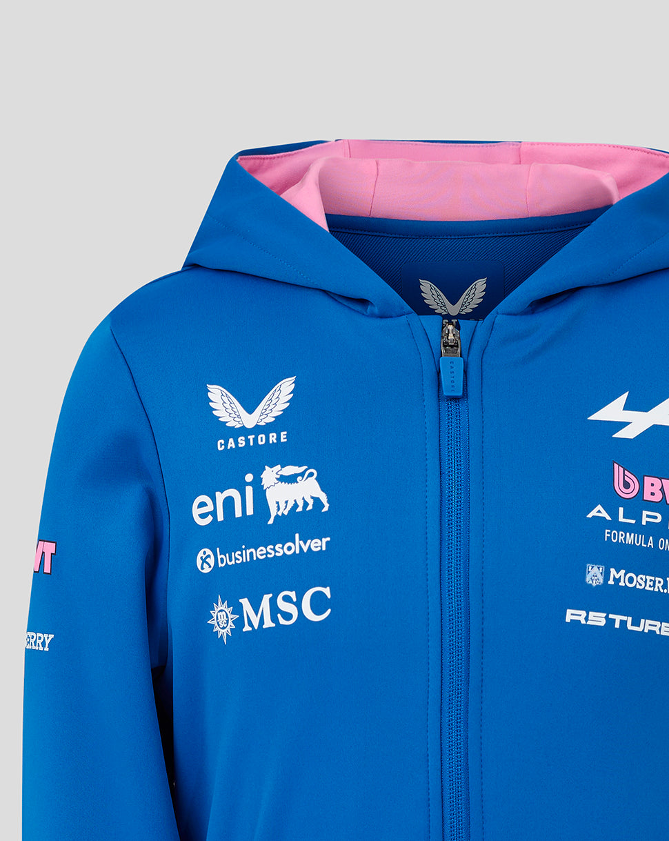 Sweat à capuche zippé officiel junior Alpine Formula One Team