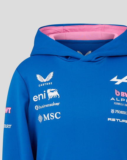 Official Junior BWT Alpine Formula One Team Pullover Hoodie