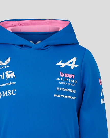 Official Junior BWT Alpine Formula One Team Pullover Hoodie