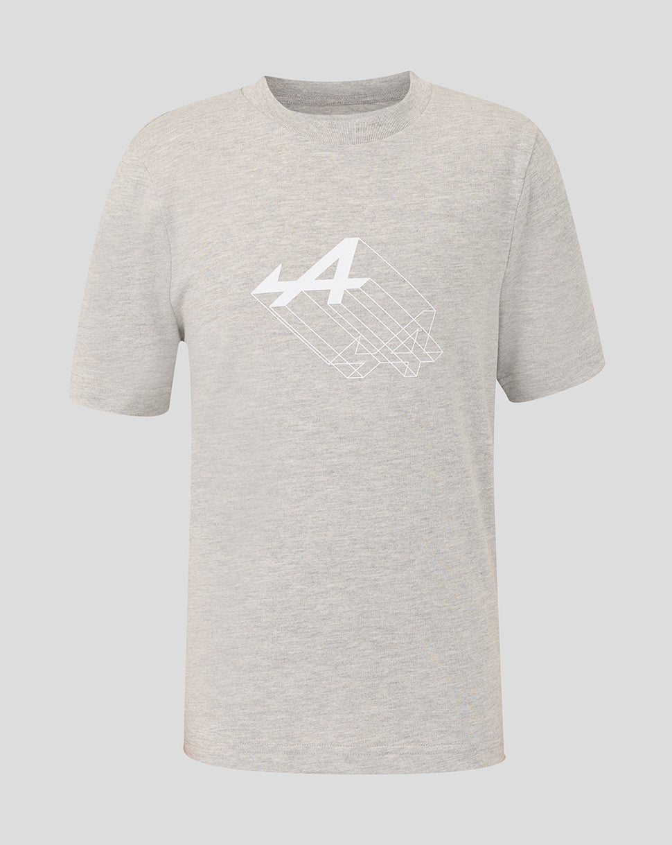 T-shirt graphique Junior coupe classique – Gris chiné