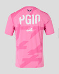 BWT Alpine Formula One Team Men's Pierre Gasly Official Driver T-Shirt - Pink