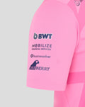 BWT Alpine Formula One Team Men's Pierre Gasly Official Driver T-Shirt - Pink