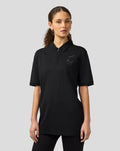 BWT Alpine Formula One Team Unisex Dual Brand Black on Black Polo Shirt