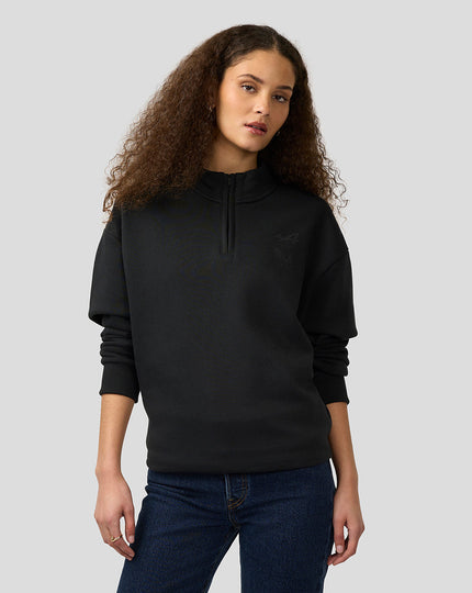 BWT Alpine Formula One Team’s Unisex Dual Brand Quarter Zip Long-Sleeved Top