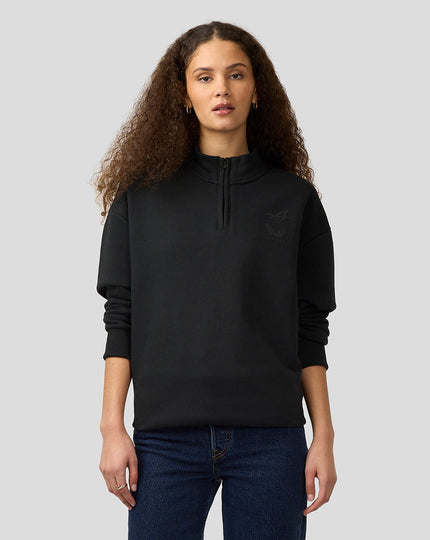BWT Alpine Formula One Team’s Unisex Dual Brand Quarter Zip Long-Sleeved Top