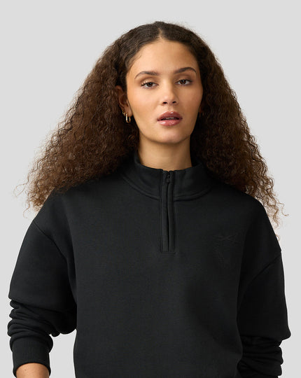BWT Alpine Formula One Team’s Unisex Dual Brand Quarter Zip Long-Sleeved Top