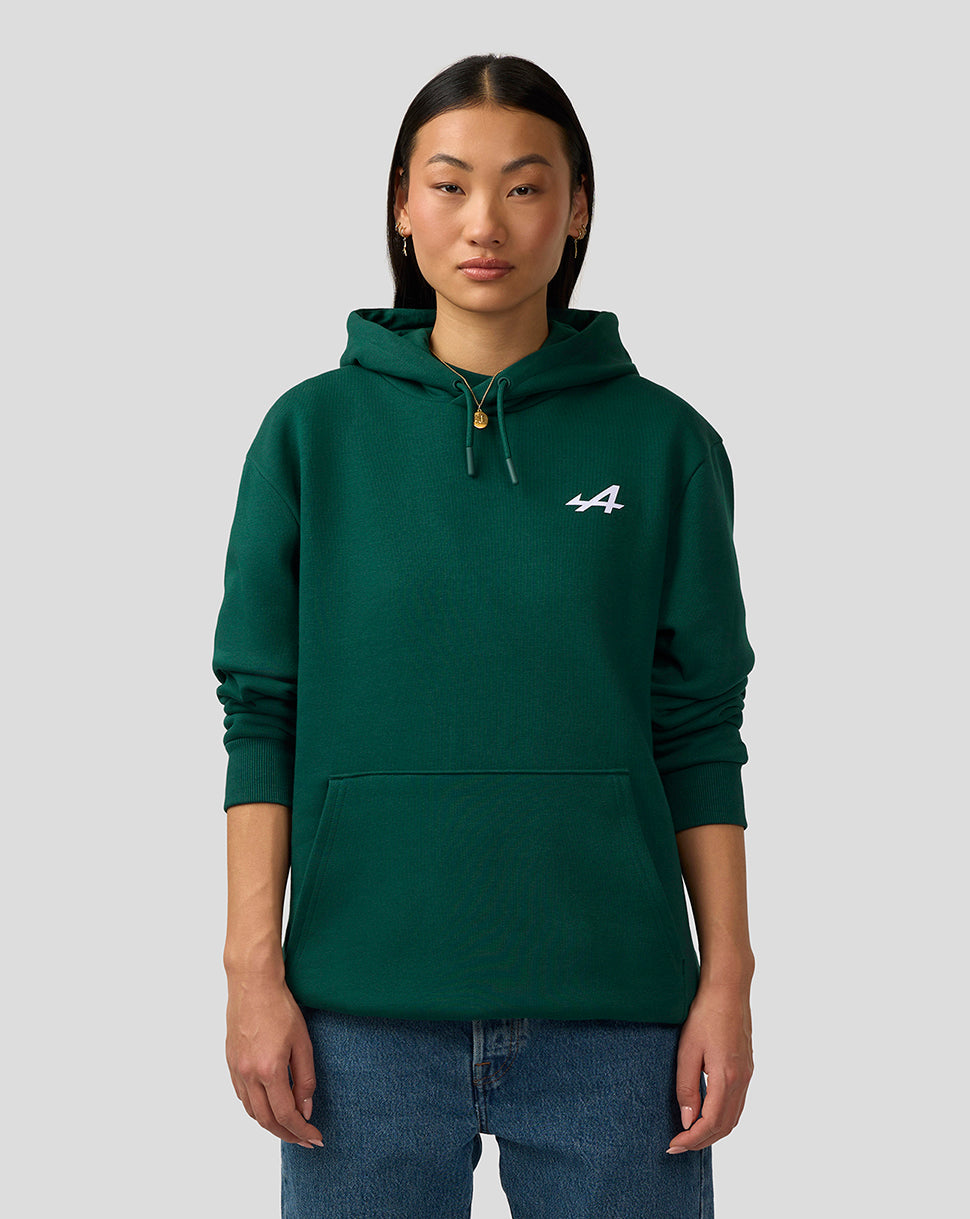 Alpine Unisex Graphic Hoodie - Botanical Green