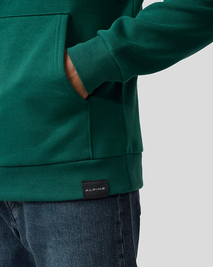 Alpine Unisex Graphic Hoodie - Botanical Green