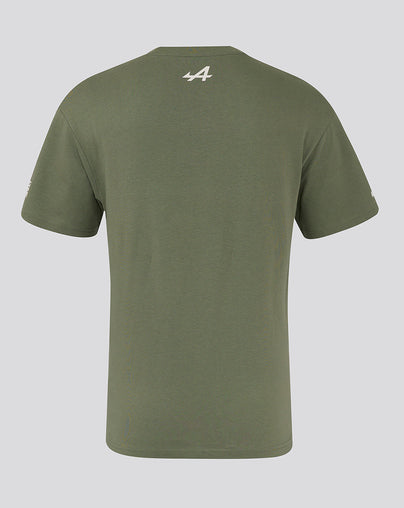 BWT ALPINE FORMULA ONE TEAM SILVERSTONE OVERSIZED T-SHIRT UNISEX - GREEN